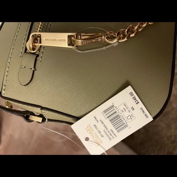 Michael Kors jet set crossbody with chain NWT - Picture 7 of 7